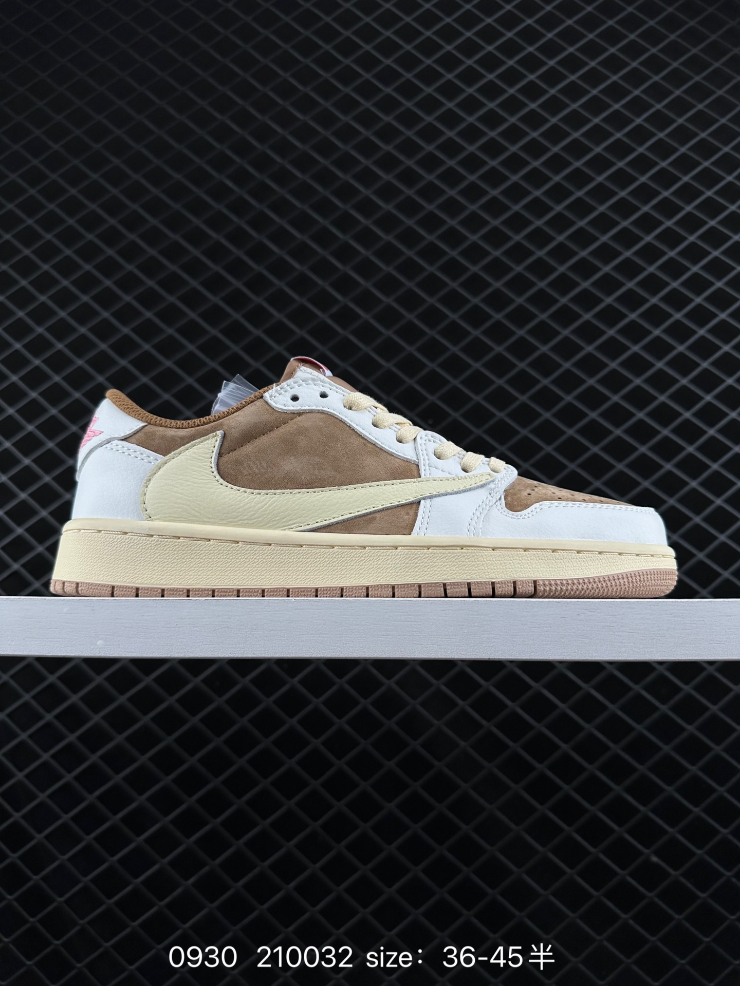 fragment design x Travis Scott x Nike Air Jordan 1 Low OG SP”Black/Green Toe“